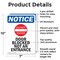 Signmission Door Blocked Not An Entrance OSHA Notice Sign, Aluminum, 7in W x 10in L, 2PK OS-2PACK-NS-A-710-V-11470 - alternate 2
